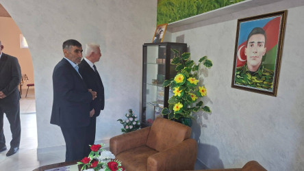 Cəlilabad Rayon İcra Hakimiyyətinin başçısı Rafiq Cəlilov şəhid ailələrini ziyarət edib
