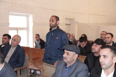 Cəlilabad rayonunda Qarazəncir kənd sakinləri ilə səyyar qəbul-görüş keçirilib
