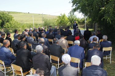 Qamışlıgöl kənd sakinləri ilə səyyar qəbul-görüş keçirilib