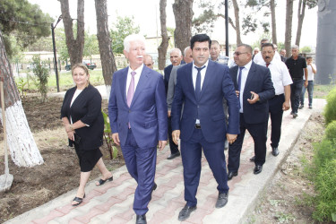 "Şəhərsalma və Memarlıq İli" çərçivəsində Alar kəndində yeni salınmış parkın açılışı olub