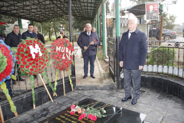Rafiq Cəlilov Kazımabad kəndində şəhid məzarlarını və şəhid ailələrini ziyarət edib