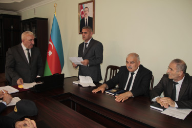 6-7 iyun 2025-ci il tarixlərdə Qurban bayramı  ilə əlaqədar işçi qrup tərəfindən nəzarətin təmin edilməsi barədə  iclas keçirilmişdir