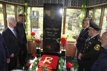 Şəhid Röyal Nəsirovun məzarı ziyarət edilib