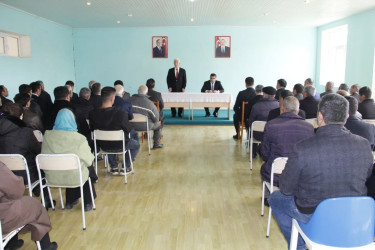 Rafiq Cəlilov Zopun kəndində vətəndaşlarla növbəti səyyar qəbul-görüş keçirib