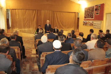 Rafiq Cəlilov Seyidbazar kəndində səyyar qəbul-görüş keçirib