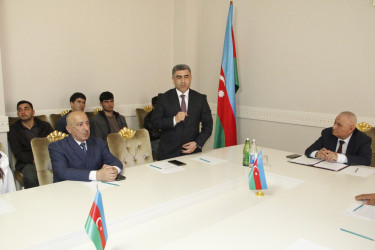 Cəlilabad rayonunda cəzaçəkmə müəssisələrindən azad edilmiş şəxslərin işlə təmin edilməsi ilə bağlı tədbir keçirilmişdir