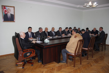 Cəlilabad Rayon İcra Hakimiyyətinin başçısı Rafiq Cəlilov tərəfindən vətəndaş qəbulu keçirilib