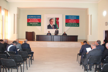 Cəlilabad rayonunda Su təsərrüfatlarının idarə edilməsində bələdiyyələrin rolunun artırılması və Sudan İstifadəedənlər Birliklərinin (SİB) fəaliyyətinin təkmilləşdirilməsi barədə iclas keçirilmişdir