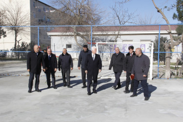 Rayon icra başçısı Cəlilabad şəhərində abadlıq işlərinin gedişi ilə tanış olub
