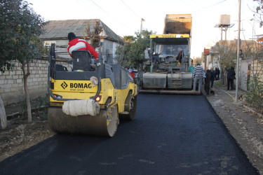 Cəlilabadda şəhərdaxili küçələrin asfaltlanması işləri davam etdirilir