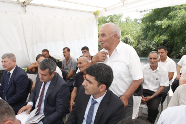 Şükürlü kənd sakinləri ilə səyyar qəbul-görüş keçirilib