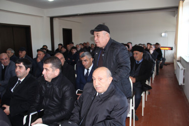 Dekabrın 17 - də Məmmədrzalı kəndində vətəndaşlarla səyyar qəbul keçirilib