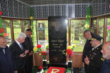 Şəhid Röyal Nəsirovun məzarı ziyarət edilib