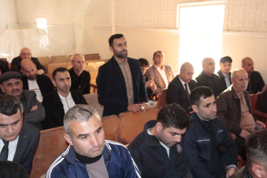 Cəlilabad rayonunda Qarazəncir kənd sakinləri ilə səyyar qəbul-görüş keçirilib