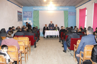 Cəlilabad Rayon İcra Hakimiyyətinin başçısı Rafiq Cəlilov növbəti səyyar qəbulunu Ləkin kənd sakinləri ilə keçirmişdir