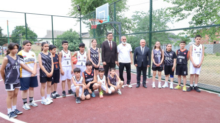 “Şəhərsalma və Memarlıq İli” çərçivəsində Cəlilabad şəhərində növbəti “Sağlam məhəllə” idman zonasının açılış mərasimi keçirilib