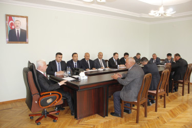 Cəlilabad Rayon İcra Hakimiyyətinin başçısı Rafiq Cəlilov vətəndaşları qəbul edib