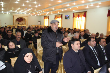 Rafiq Cəlilov növbəti səyyar qəbul-görüşünü Uzuntəpə kənd sakinləri ilə keçirmişdir