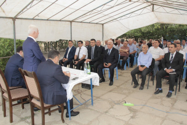 Bədirli kəndində vətəndaşlarla səyyar qəbul keçirilib