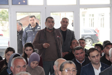 Rafiq Cəlilov növbəti səyyar qəbul-görüşünü Cəfərxanlı kənd sakinləri ilə keçirmişdir