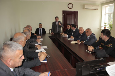 6-7 iyun 2025-ci il tarixlərdə Qurban bayramı  ilə əlaqədar işçi qrup tərəfindən nəzarətin təmin edilməsi barədə  iclas keçirilmişdir