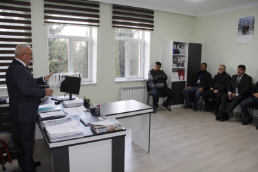 Cəlilabad Rayon İcra Hakimiyyəti başçısının birinci müavini Qalib Xudaverdiyev televiziya və media işçiləri ilə görüş keçirmişdir