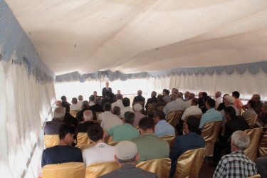 Cəlilabad rayonunun Xanılı kəndində səyyar qəbul-görüş keçirilib