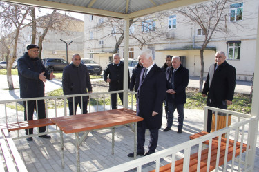Rayon icra başçısı Cəlilabad şəhərində abadlıq işlərinin gedişi ilə tanış olub