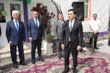 Rafiq Cəlilov əsaslı təmirdən sonra istifadəyə verilən bağçanın açılışında iştirak edib