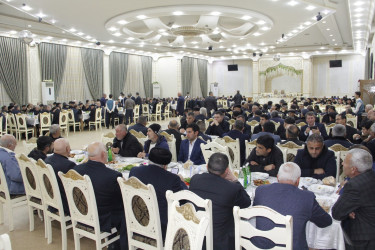 Cəlilabadda Ramazan ayı münasibətilə iftar süfrəsi təşkil edilib