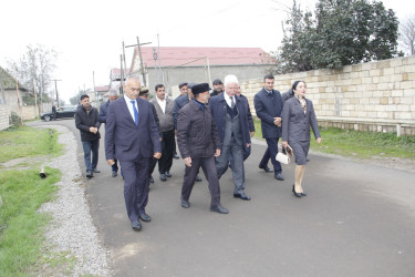 Rafiq Cəlilov Muğan və Kazımabad kəndində aparılan abadlıq işləri ilə tanış olub