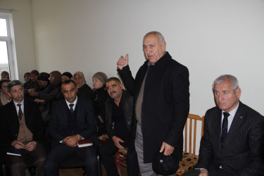 Cəlilabad rayonunda Sabirabad kənd sakinləri ilə növbəti səyyar qəbul-görüş keçirilib