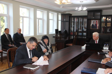 Cəlilabad Rayon İcra Hakimiyyətinin başçısı Rafiq Cəlilov növbəti vətəndaş qəbulu keçirib