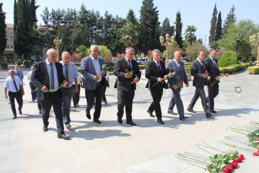 Cəlilabadda Ümummilli lider Heydər Əliyevin ilk dəfə siyasi hakimiyyətə gəlişinin 57-ci ildönümü qeyd olunub