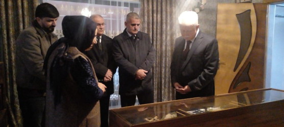 Şəhid Əmrah Hüseynlinin ailəsi ziyarət olunub