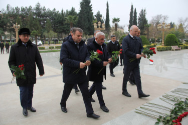 Cəlilabadda Ümummilli lider Heydər Əliyevin əziz xatirəsi ehtiramla anılıb