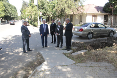 Rafiq Cəlilov rayonda aparılan yenidənqurma və abadlıq-quruculuq işləri ilə tanış olmuşdur.