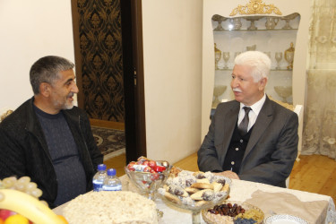 Rafiq Cəlilov Kazımabad kəndində şəhid məzarlarını və şəhid ailələrini ziyarət edib