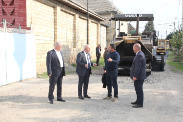 Cəlilabad şəhərində sakinlərin rahatlığını təmin etmək məqsədilə yenidənqurma işləri davam etdirilir.