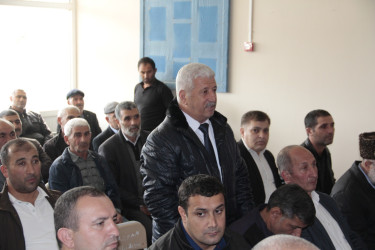 Cəlilabad rayonunda Sadatlı kənd sakinləri ilə səyyar qəbul-görüş keçirilib