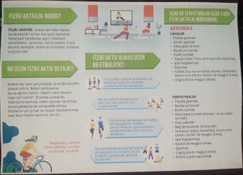 Cəlilabadda sağlamlıq naminə əhali üçün fiziki aktivliyə dair maarifləndirici materillar sakinlərə paylanılmış, maarifləndirici söhbətlər aparılmışdır.