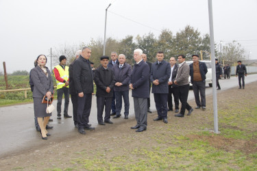 Rafiq Cəlilov Muğan və Kazımabad kəndində aparılan abadlıq işləri ilə tanış olub