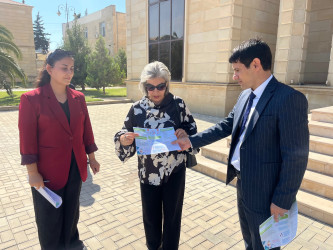 Cəlilabadda sağlamlıq naminə əhali üçün fiziki aktivliyə dair maarifləndirici materillar sakinlərə paylanılmış, maarifləndirici söhbətlər aparılmışdır.