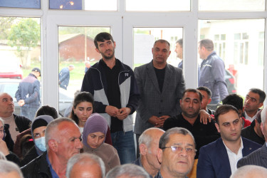 Rafiq Cəlilov növbəti səyyar qəbul-görüşünü Cəfərxanlı kənd sakinləri ilə keçirmişdir