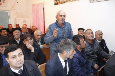 Rafiq Cəlilov növbəti səyyar qəbul-görüşünü Şabanlı kənd sakinləri ilə keçirmişdir