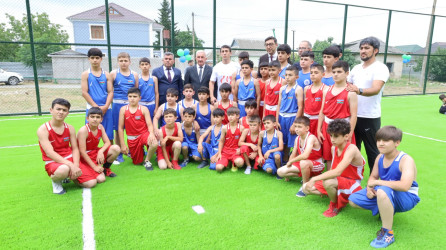 “Şəhərsalma və Memarlıq İli” çərçivəsində Cəlilabad şəhərində növbəti “Sağlam məhəllə” idman zonasının açılış mərasimi keçirilib
