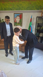 Cəlilabad Rayon İcra Hakimiyyətinin başçısı Rafiq Cəlilov şəhid ailələrini ziyarət edib