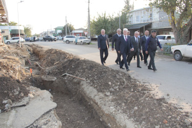 Rafiq Cəlilov Cəlilabad şəhərində aparılan abadlıq-quruculuq işlərinə baxış keçirib
