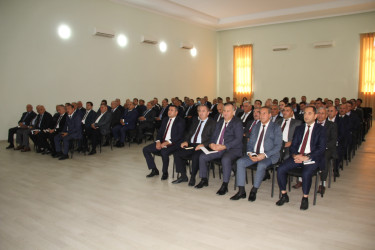 Cəlilabad rayonunda icbari əmlak sığortası ilə bağlı müşavirə keçirilmişdir.