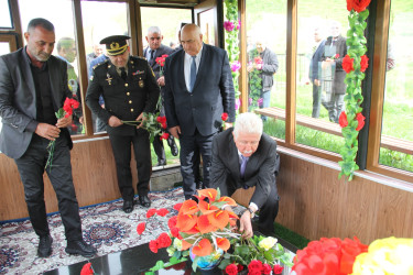 Şəhid Röyal Nəsirovun məzarı ziyarət edilib